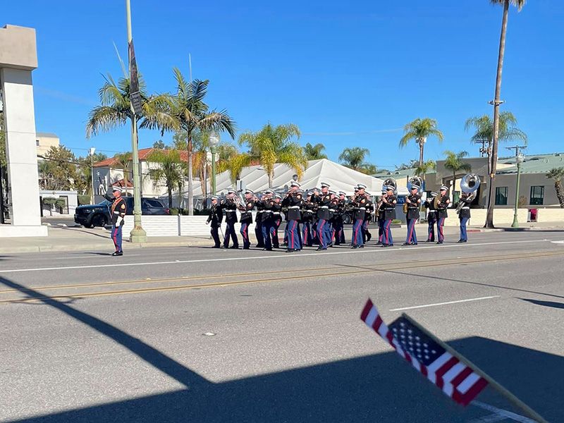 leading the parade